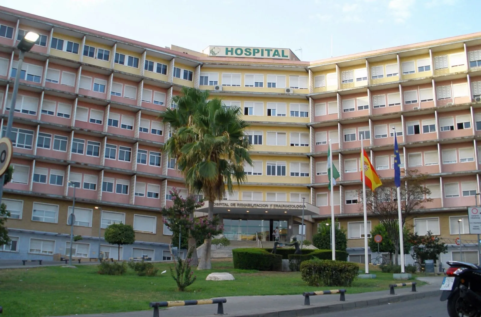 Imagen de archivo: fachada del Hospital Universitario Virgen del Rocío de Sevilla, del Servicio Andaluz de Salud
