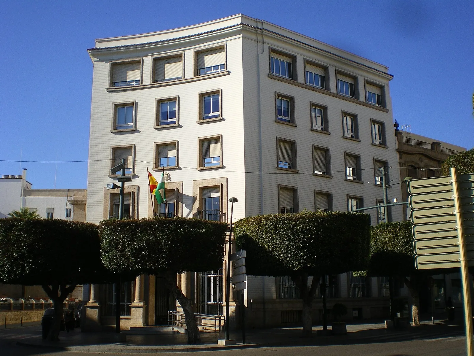 Edificio de la dirección provincial del Instituto Nacional de la Seguridad Social (INSS) en Almería