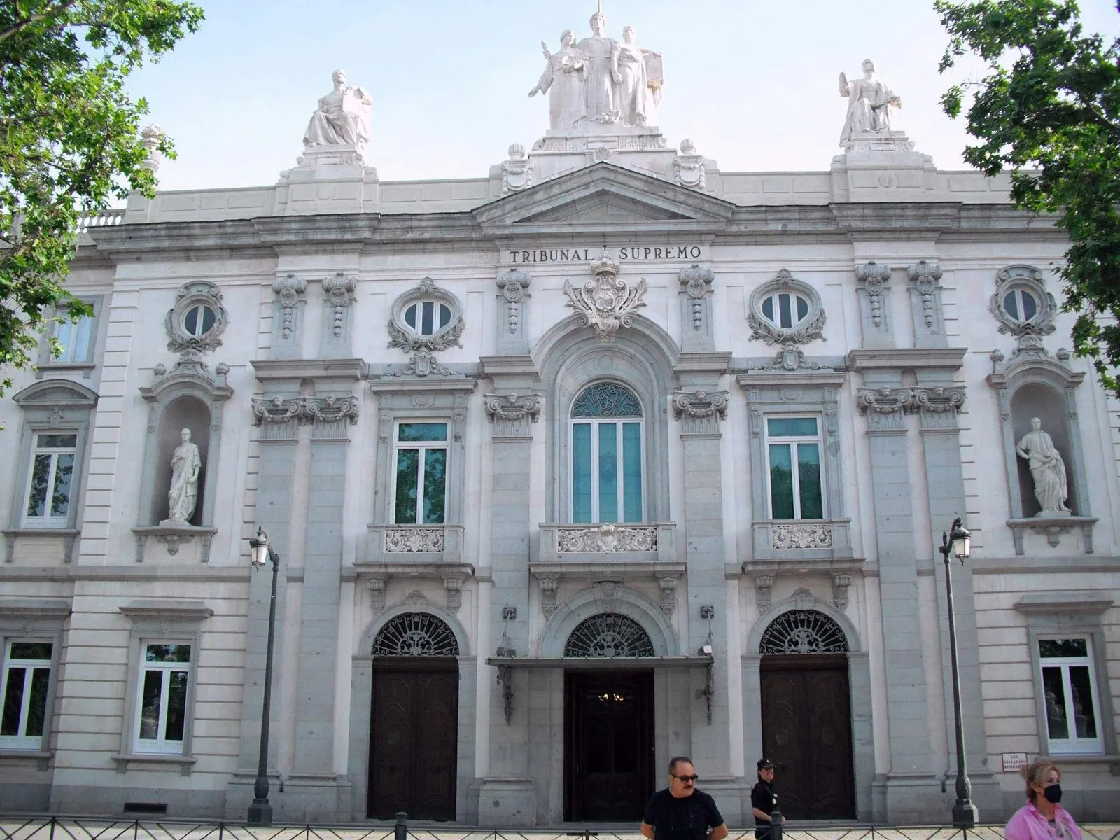Fachada del Tribunal Supremo de España, en el antiguo convento de las Salesas Reales de Madrid